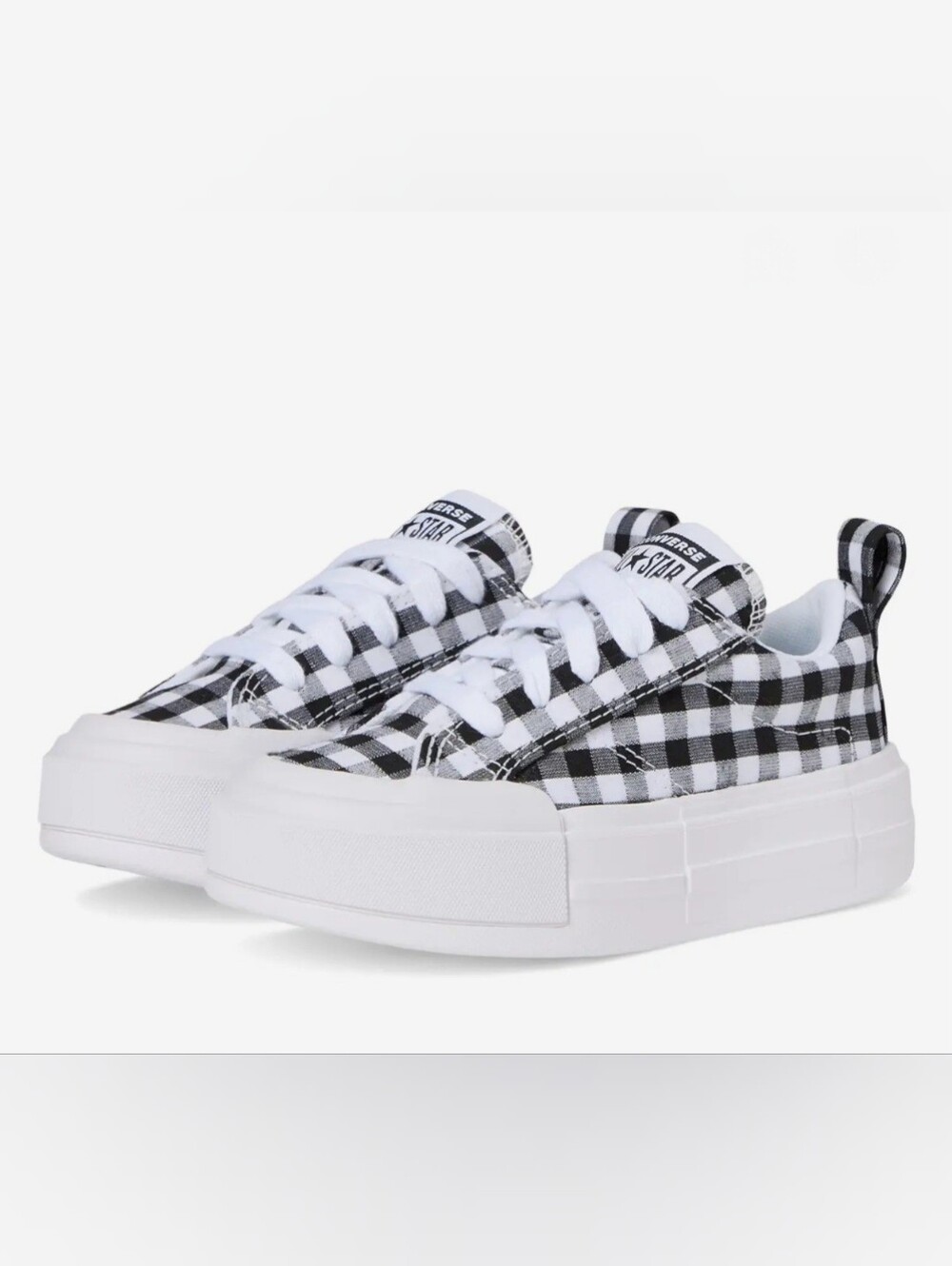 Converse Chuck Taylor All Star Platform Slip-On- Black/White - Size 3 Little Kid